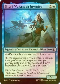 [FOIL] ワカンダの発明家、シュリ/Shuri, Wakandan Inventor 【英語版】 [MSH-青U]