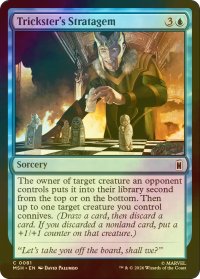 [FOIL] トリックスターの計略/Trickster's Stratagem 【英語版】 [MSH-青C]