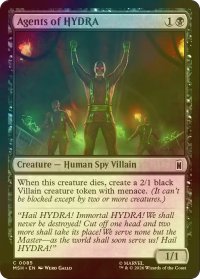 [FOIL] ヒドラのエージェント/Agents of HYDRA 【英語版】 [MSH-黒C]