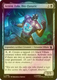 [FOIL] 狂気の生物化学者、アーニム・ゾラ/Arnim Zola, Bio-Fanatic 【英語版】 [MSH-黒U]