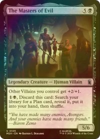[FOIL] マスターズ・オブ・イーヴィル/The Masters of Evil 【英語版】 [MSH-黒U]