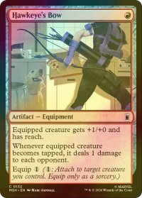 [FOIL] ホークアイの弓/Hawkeye's Bow 【英語版】 [MSH-赤C]