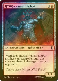 [FOIL] ヒドラの戦闘ロボット/HYDRA Assault Robot 【英語版】 [MSH-赤C]