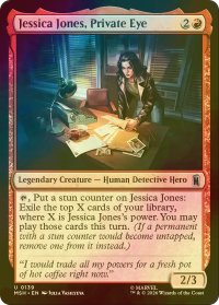 [FOIL] 私立探偵、ジェシカ・ジョーンズ/Jessica Jones, Private Eye 【英語版】 [MSH-赤U]
