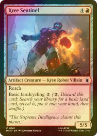 [FOIL] クリーのセンチネル/Kree Sentinel 【英語版】 [MSH-赤C]