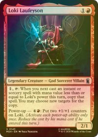 [FOIL] ロキ・ラウフェイソン/Loki Laufeyson 【英語版】 [MSH-赤U]