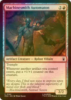 画像1: [FOIL] マシンスミスの自動人形/Machinesmith Automaton 【英語版】 [MSH-赤C]