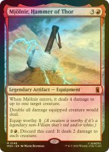 [FOIL] ソーのハンマー、ムジョルニア/Mjolnir, Hammer of Thor 【英語版】 [MSH-赤MR]
