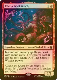 [FOIL] スカーレット・ウィッチ/The Scarlet Witch 【英語版】 [MSH-赤R]