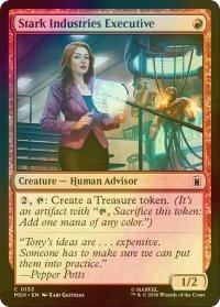 [FOIL] スターク・インダストリーズの重役/Stark Industries Executive 【英語版】 [MSH-赤C]