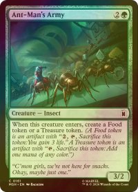 [FOIL] アントマンの軍勢/Ant-Man's Army 【英語版】 [MSH-緑C]