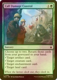 [FOIL] ダメージ・コントロール社召集/Call Damage Control 【英語版】 [MSH-緑C]