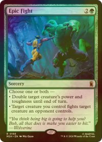 [FOIL] 伝説の戦い/Epic Fight 【英語版】 [MSH-緑R]