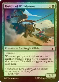 [FOIL] ワンダゴアの騎士/Knight of Wundagore 【英語版】 [MSH-緑C]