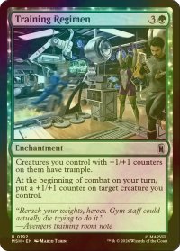 [FOIL] 訓練メニュー/Training Regimen 【英語版】 [MSH-緑U]