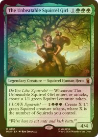 [FOIL] 絶対無敵スクイレル・ガール/The Unbeatable Squirrel Girl 【英語版】 [MSH-緑R]
