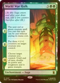 [FOIL] ワールド・ウォー・ハルク/World War Hulk 【英語版】 [MSH-緑R]