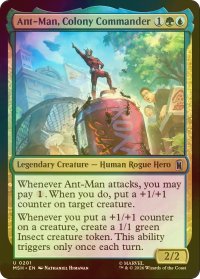[FOIL] 蟻軍団の指揮官、アントマン/Ant-Man, Colony Commander 【英語版】 [MSH-金U]