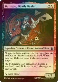 [FOIL] 死を配る者、ブルズアイ/Bullseye, Death Dealer 【英語版】 [MSH-金U]