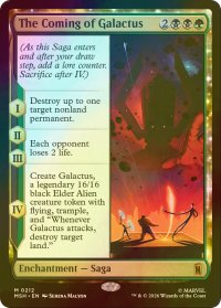 [FOIL] ギャラクタス襲来/The Coming of Galactus 【英語版】 [MSH-金MR]