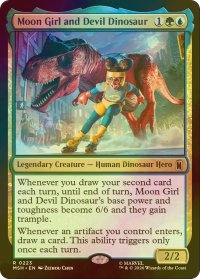 [FOIL] ムーンガールとデビル・ダイナソー/Moon Girl and Devil Dinosaur 【英語版】 [MSH-金R]
