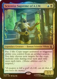 [FOIL] A.I.M.の科学最高責任者/Scientist Supreme of A.I.M. 【英語版】 [MSH-金R]