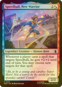 [FOIL] 新たな戦士、スピードボール/Speedball, New Warrior 【英語版】 [MSH-金U]