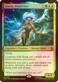 [FOIL] ウィンドライダー、ストーム/Storm, Windrider 【英語版】 [MSH-金R]