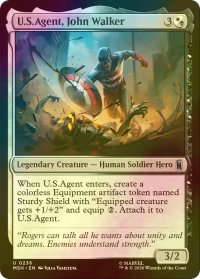 [FOIL] USエージェント、ジョン・ウォーカー/U.S.Agent, John Walker 【英語版】 [MSH-金U]