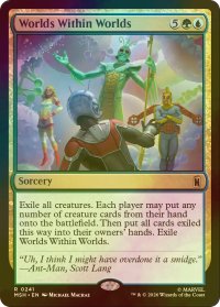 [FOIL] 入れ子状の世界/Worlds Within Worlds 【英語版】 [MSH-金R]
