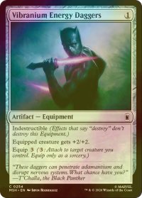 [FOIL] ヴィブラニウム製エネルギー・ダガー/Vibranium Energy Daggers 【英語版】 [MSH-灰C]
