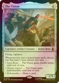 [FOIL] ヴィジョン/The Vision 【英語版】 [MSH-灰R]