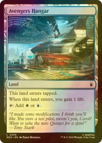 [FOIL] アベンジャーズの格納庫/Avengers Hangar 【英語版】 [MSH-土地C]