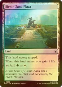 [FOIL] ビルニン・ザナ・プラザ/Birnin Zana Plaza 【英語版】 [MSH-土地C]