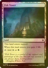 [FOIL] フィスク・タワー/Fisk Tower 【英語版】 [MSH-土地C]
