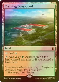 [FOIL] 複合訓練施設/Training Compound 【英語版】 [MSH-土地R]