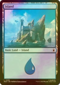 [FOIL] 島/Island No.290 【英語版】 [MSH-土地C]