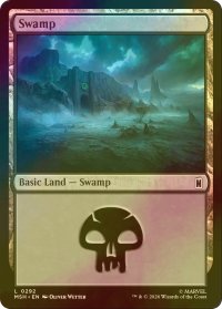 [FOIL] 沼/Swamp No.292 【英語版】 [MSH-土地C]