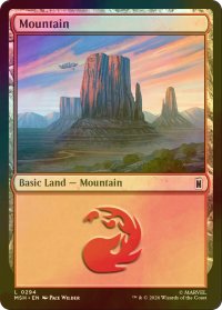 [FOIL] 山/Mountain No.294 【英語版】 [MSH-土地C]