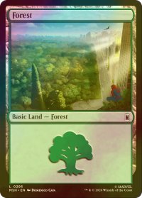 [FOIL] 森/Forest No.295 【英語版】 [MSH-土地C]