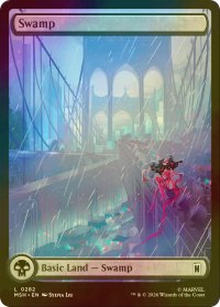 [FOIL] 沼/Swamp No.282 (全面アート版) 【英語版】 [MSH-土地C]