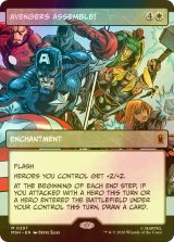 [FOIL] アベンジャーズ・アッセンブル！/Avengers Assemble! (ショーケース版) 【英語版】 [MSH-白MR]