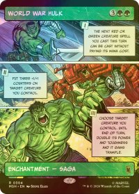 [FOIL] ワールド・ウォー・ハルク/World War Hulk (ショーケース版) 【英語版】 [MSH-緑R]