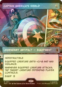 [FOIL] キャプテン・アメリカの盾/Captain America's Shield (ショーケース版) 【英語版】 [MSH-灰R]