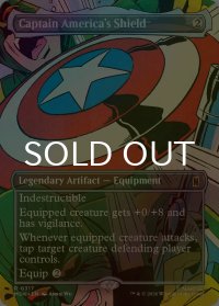 [FOIL] キャプテン・アメリカの盾/Captain America's Shield (全面アート版) 【英語版】 [MSH-灰R]