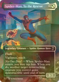 [FOIL] 助けに参上、スパイダーマン/Spider-Man, To the Rescue (全面アート版) 【英語版】 [MSH-金U]