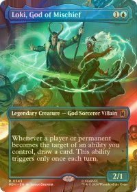 [FOIL] 悪戯の神、ロキ/Loki, God of Mischief (全面アート版) 【英語版】 [MSH-青R]