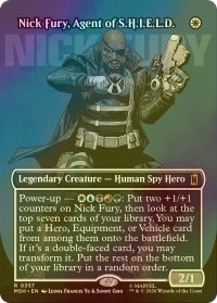 [FOIL] S.H.I.E.L.D.のエージェント、ニック・フューリー/Nick Fury, Agent of S.H.I.E.L.D. No.357 (全面アート版) 【英語版】 [MSH-白R]
