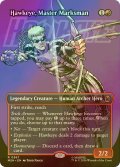 [FOIL] 百発百中の射手、ホークアイ/Hawkeye, Master Marksman (全面アート版) 【英語版】 [MSH-赤R]