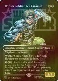 [FOIL] 冷徹な暗殺者、ウィンター・ソルジャー/Winter Soldier, Icy Assassin (全面アート版) 【英語版】 [MSH-金R]